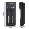 Chargeur d'accus NEW Efest Soda Dual Battery AC/DC
