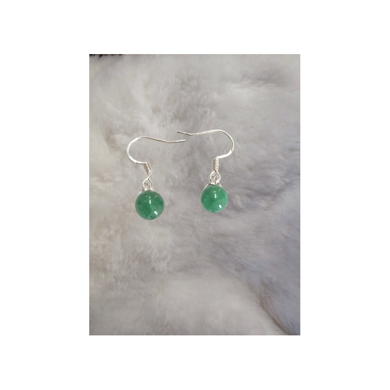 Collection Jade Boucle Goutte d'Eau