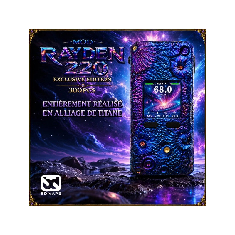 Mod Rayden 220 Volcano Big Bang - BD Vape