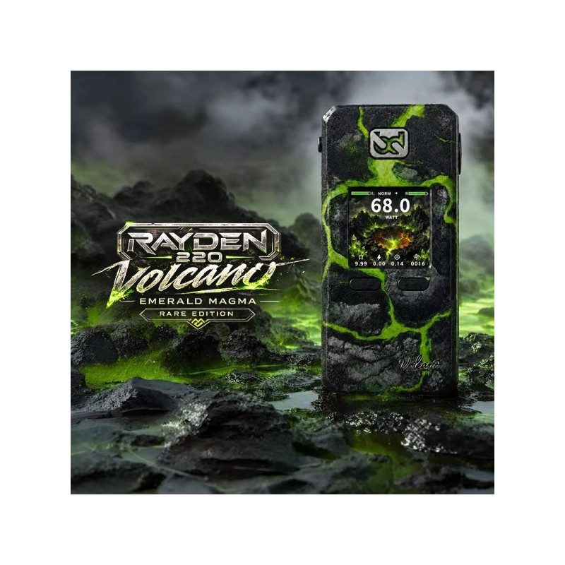 Mod Rayden 220 Volcano Emerald Magma Rare Edition - BD Vape