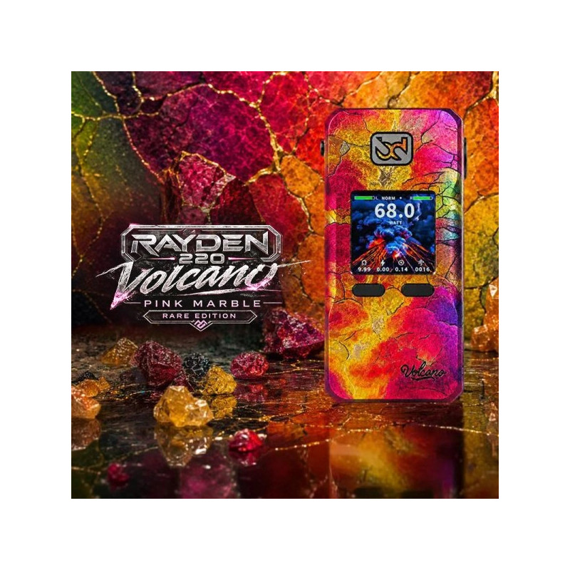 Mod Rayden 220 Volcano Pink Marble Rare Edition - BD Vape