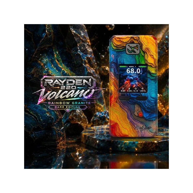 Mod Rayden 220 Volcano Rainbow Granite Rare Edition - BD Vape